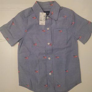 Children's Place American Flag shirt size 4(xs)